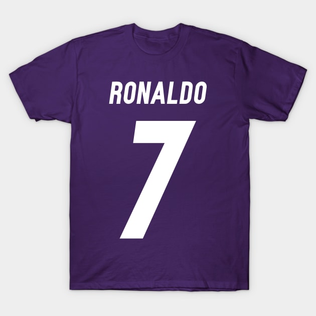 Copy of Christiano Ronaldo Madrid Away Jersey 2016 T-Shirt by Alimator